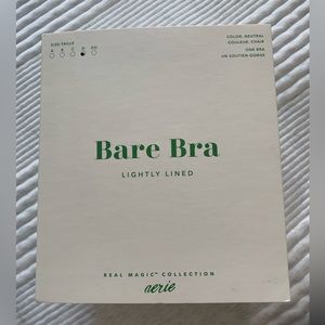 Aerie Bare Bra lightly lined backless bra, D cup